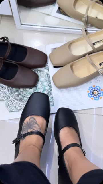 کالج بالرین کرمی/مشکی/شکلاتی