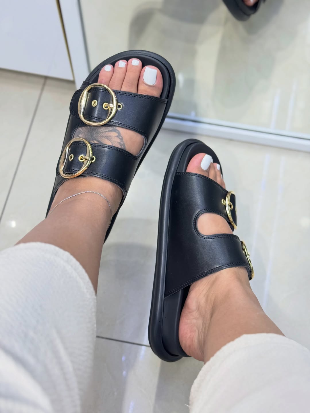 صندل zara مدل جدید سایز رنگ عسلی/مشکی